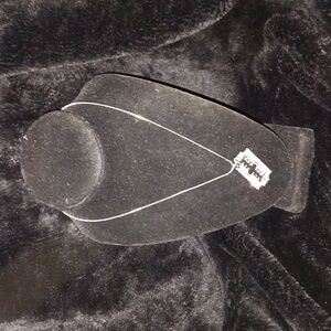 Razor blade Women fashion rhinestone pendant necklace chain NIP